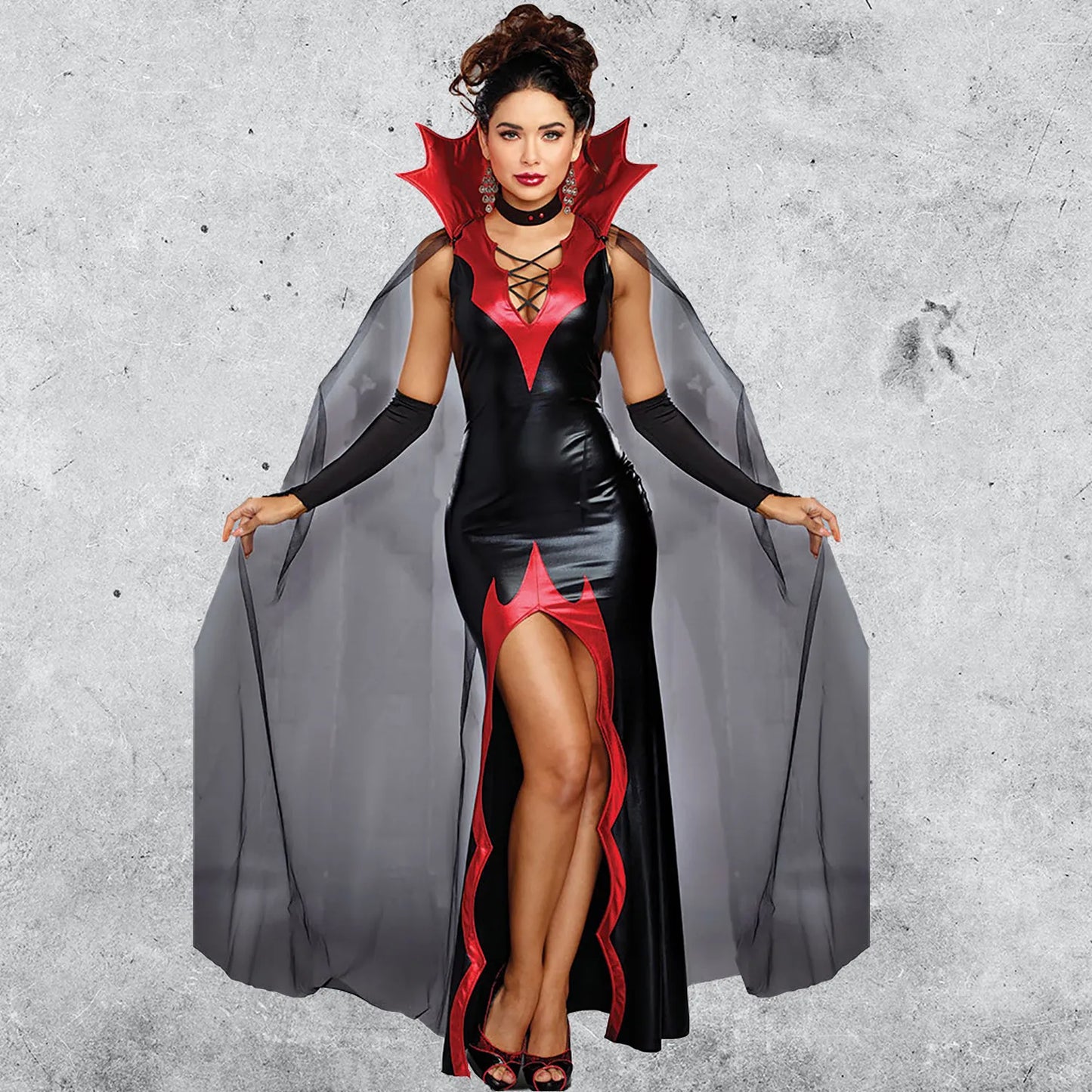 Fantasia de Bruxa Vampira Halloween