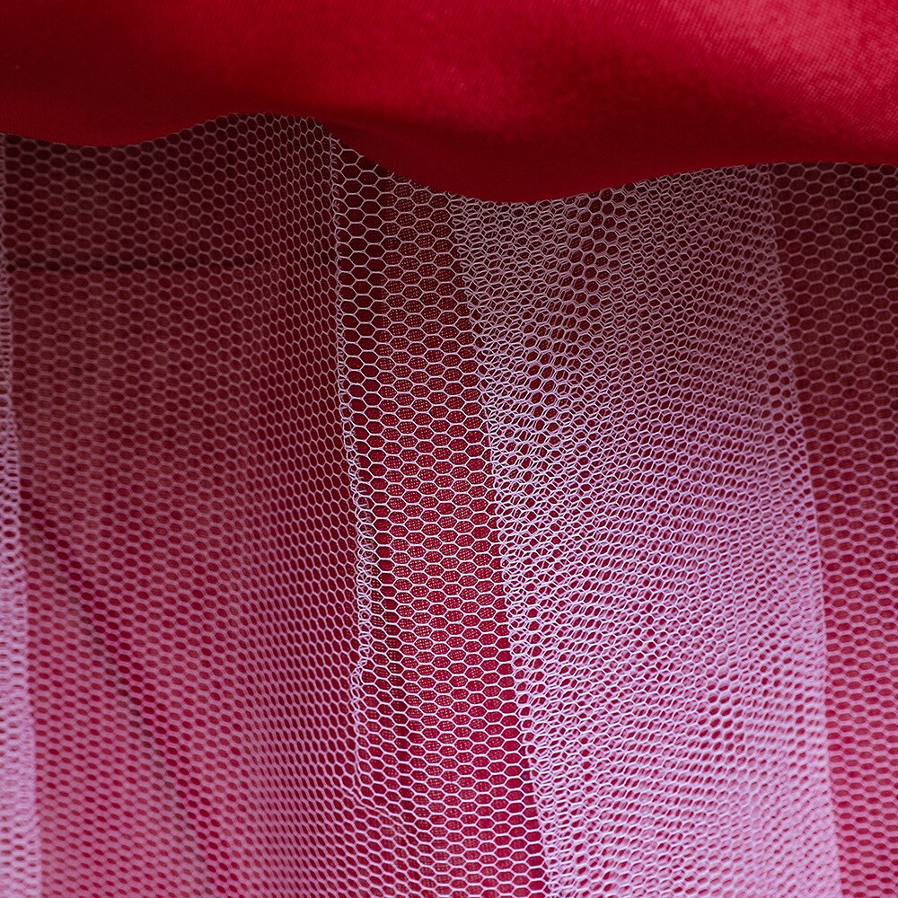 Vestido de Baile em Camadas babados