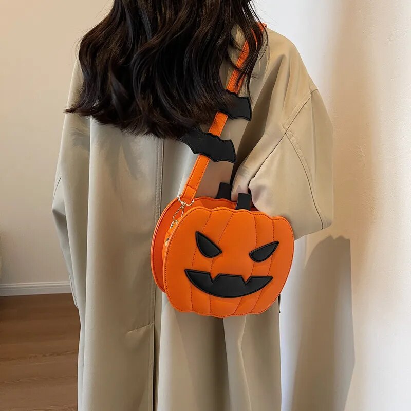 Bolsa de Ombro Abóbora de Halloween