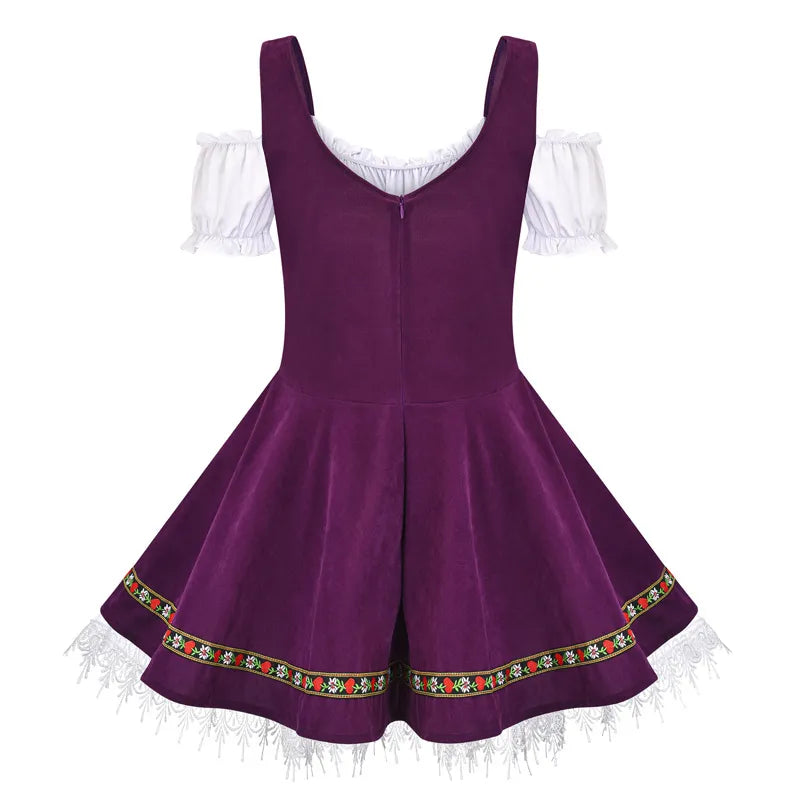 Traje Oktoberfest Alemão Tradicional Alpen Fraulein