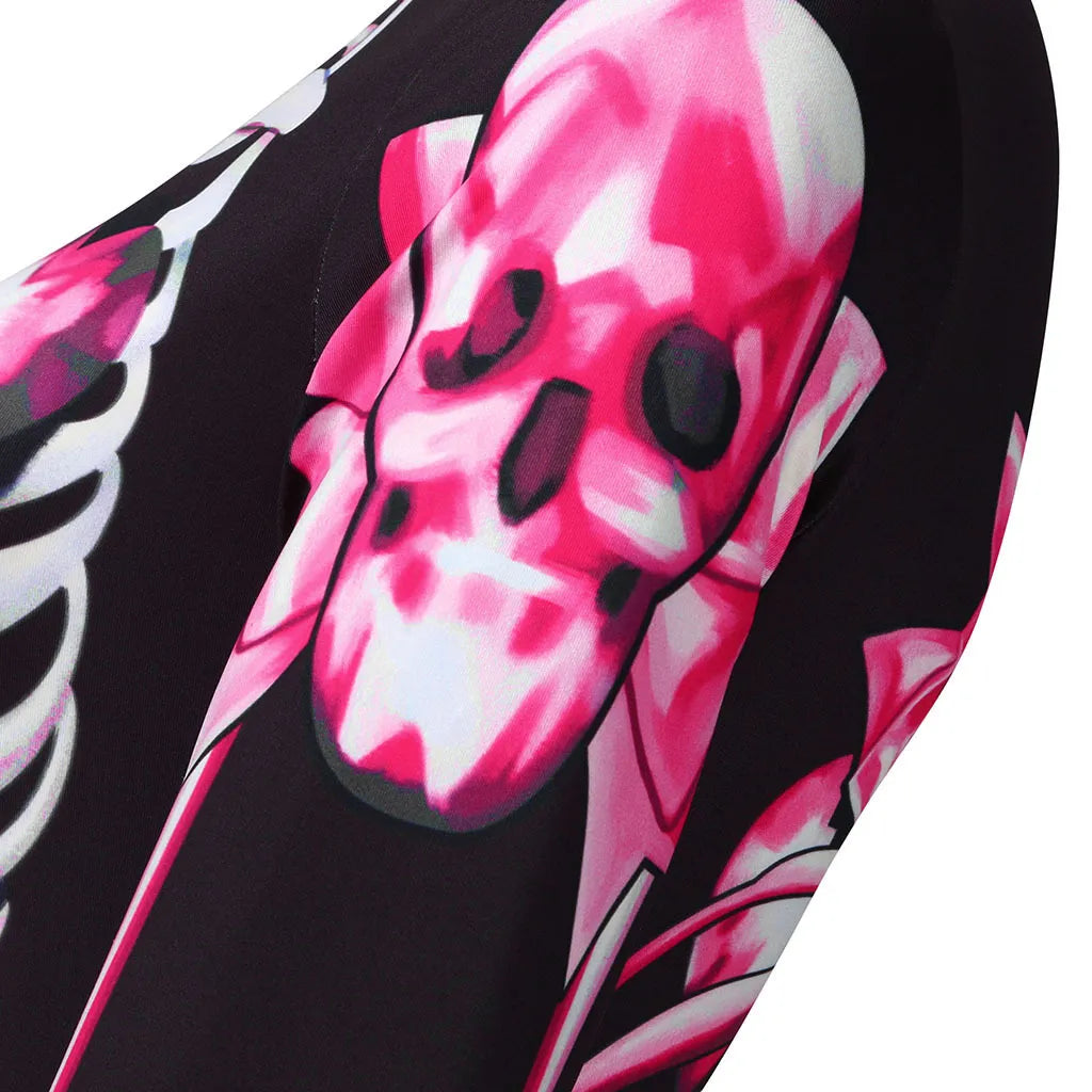 Trajes de Halloween Cosplay Esqueleto Impressão 3D
