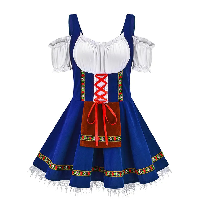 Traje Oktoberfest Alemão Tradicional Alpen Fraulein