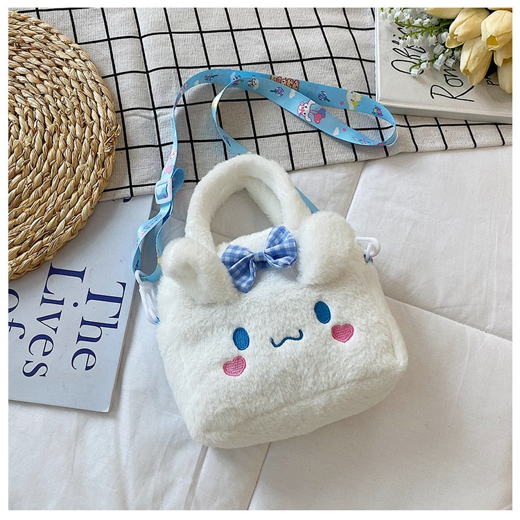 Bolsa Pelúcia Crossbody de Ombro Anime