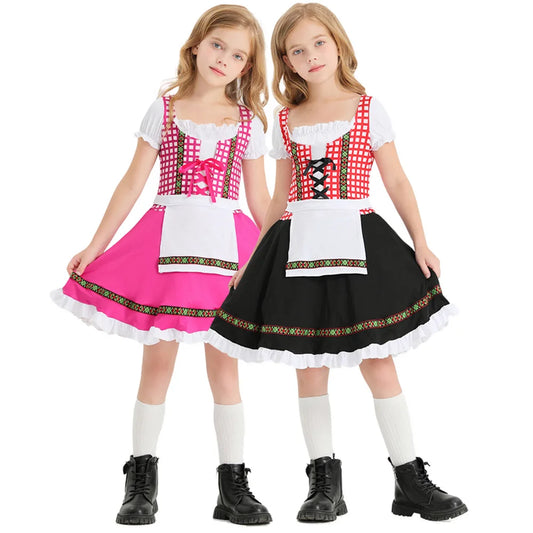 "Traje Infantil Oktoberfest para Meninas: Encante a Festa com Estilo e Diversão"