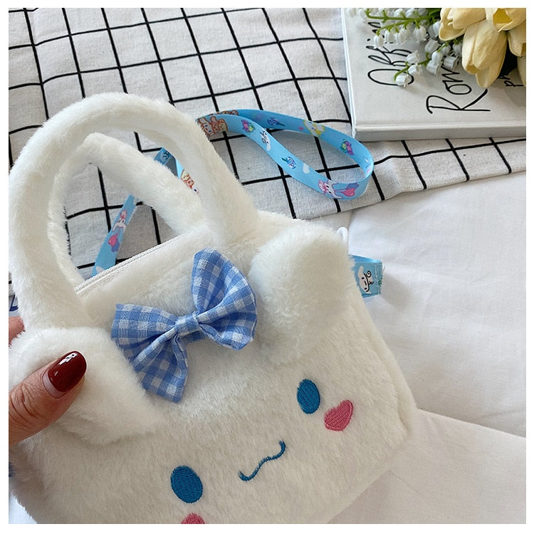 Bolsa Pelúcia Crossbody de Ombro Anime