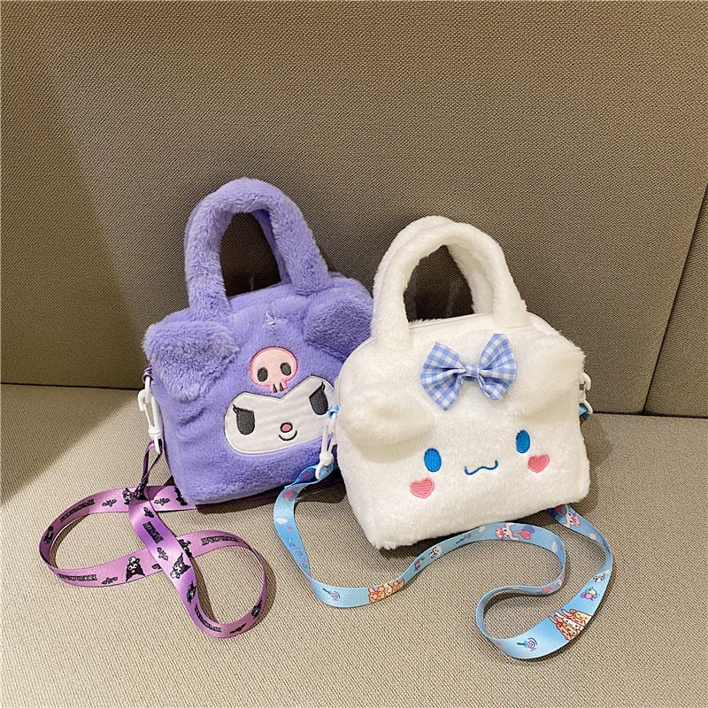 Bolsa Pelúcia Crossbody de Ombro Anime