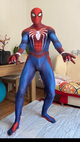 Fantasia Zentai Homem-Aranha