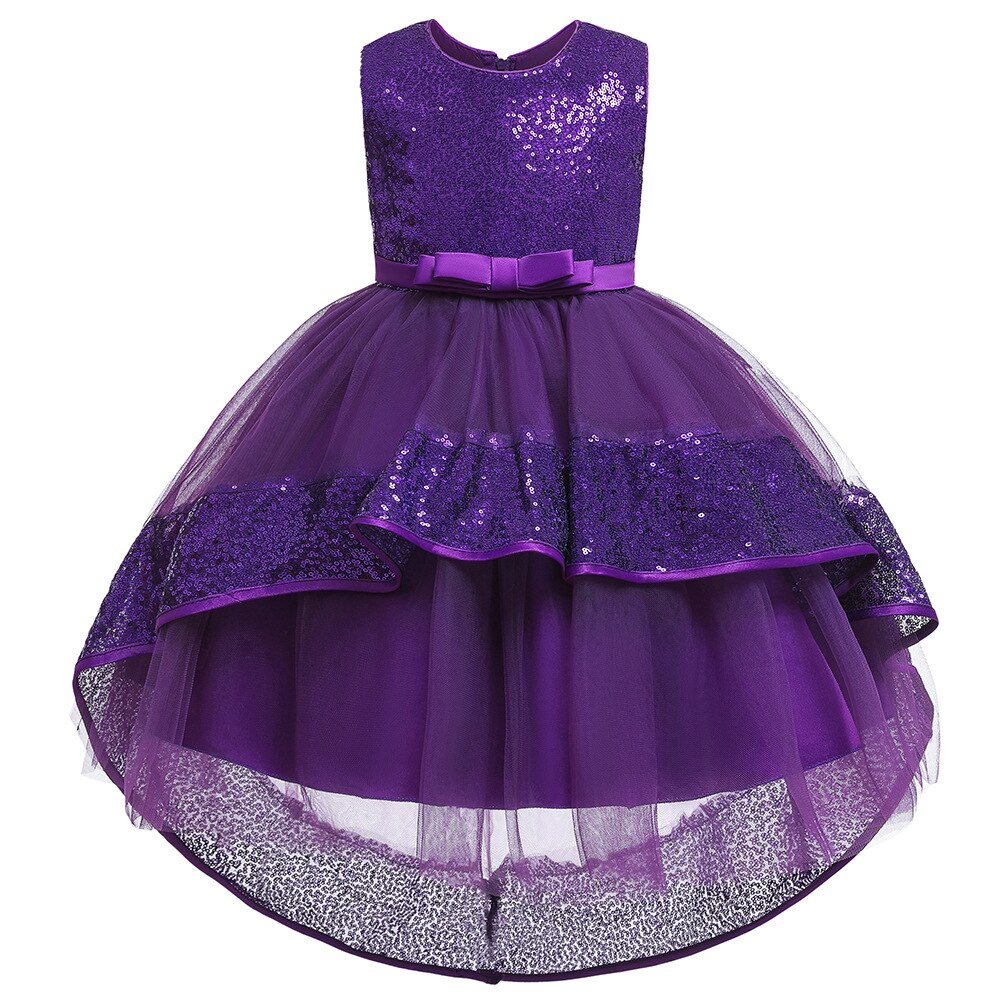 Vestido de Baile em Camadas babados