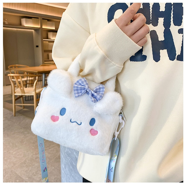 Bolsa Pelúcia Crossbody de Ombro Anime