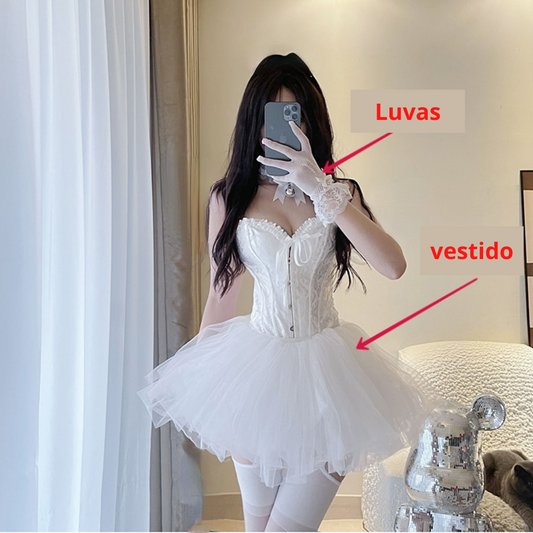 Fantasia Cosplay Fada Anjo