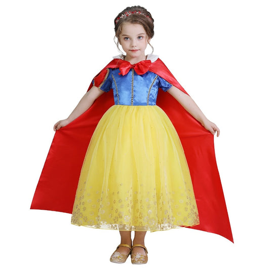Branca de Neve Fantasia Infantil Luxo