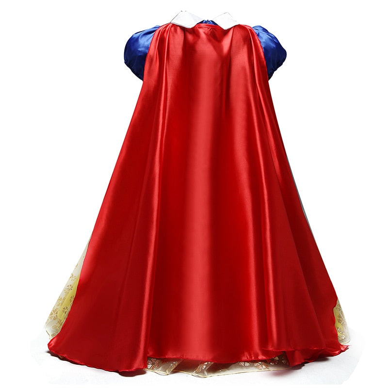 Branca de Neve Fantasia Infantil Luxo
