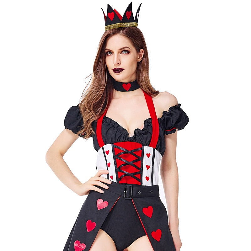 Cosplay Rainha de Copas Luxo