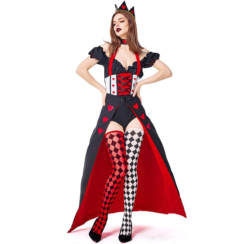 Cosplay Rainha de Copas Luxo