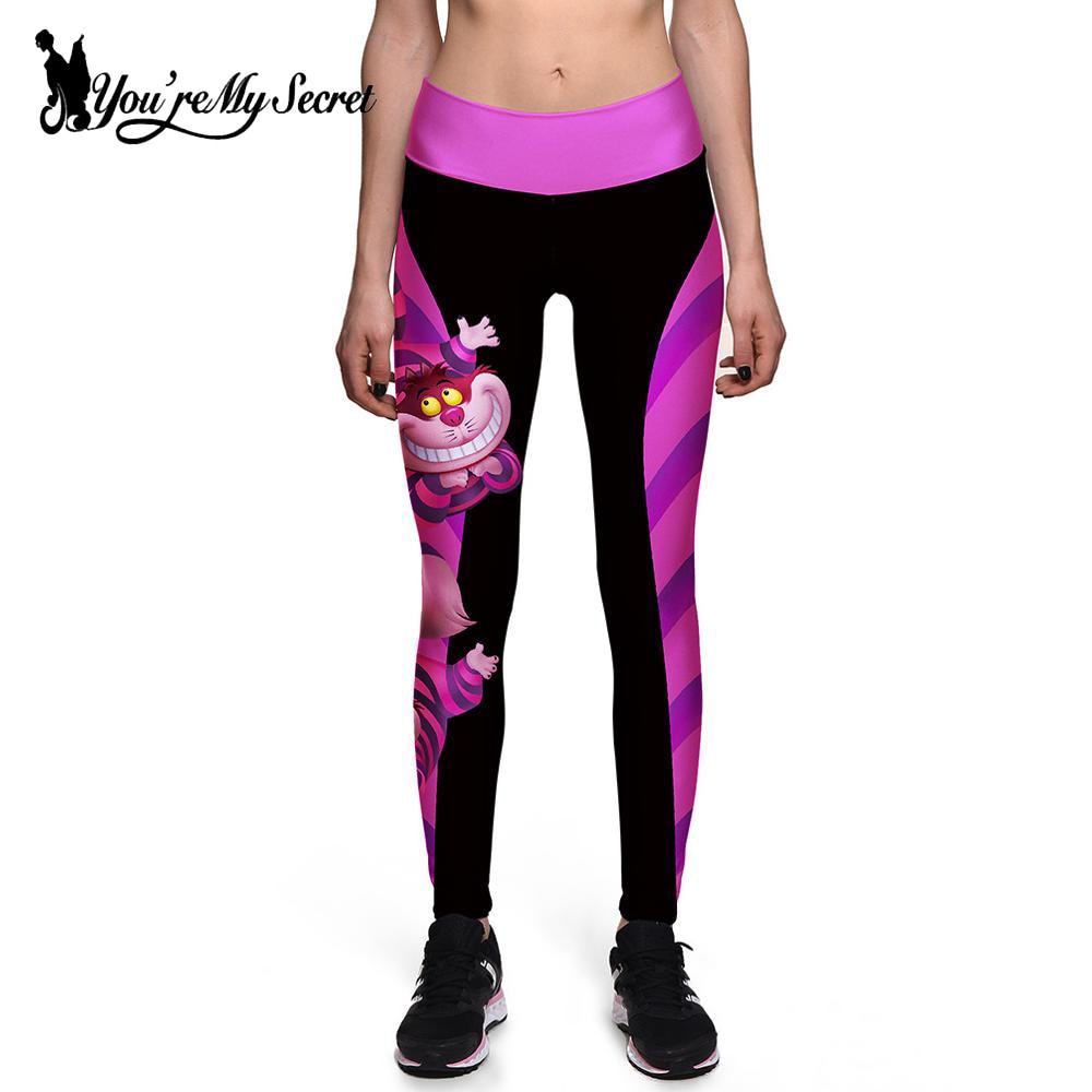 Leggings Temática Gato de Cheshire
