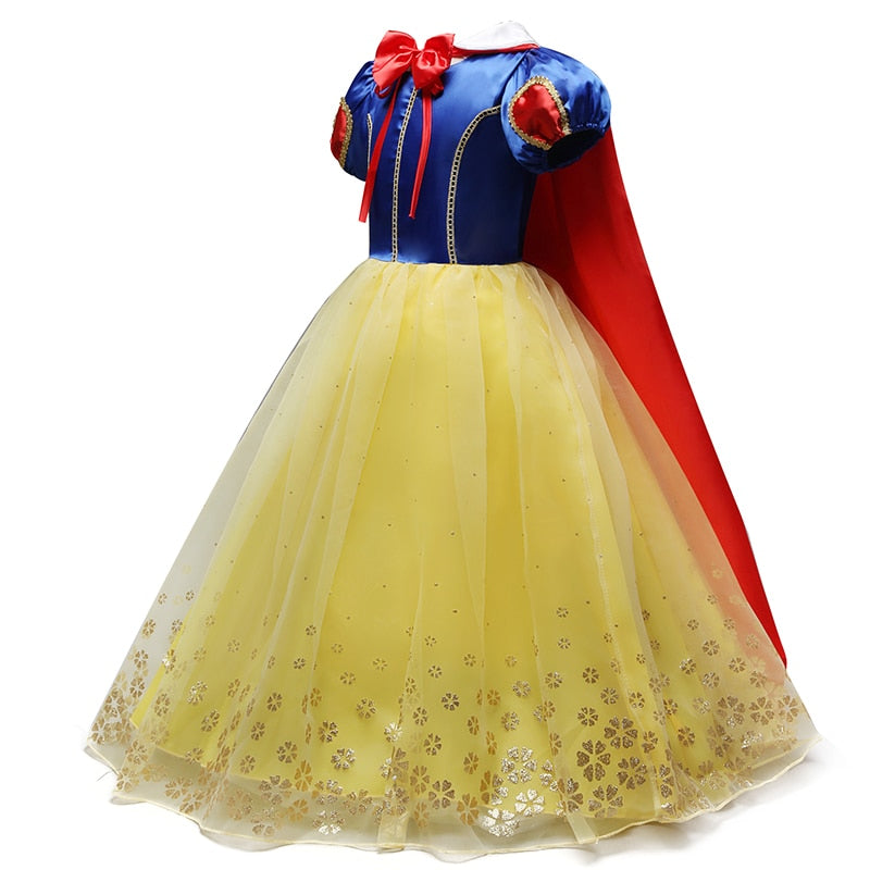 Branca de Neve Fantasia Infantil Luxo