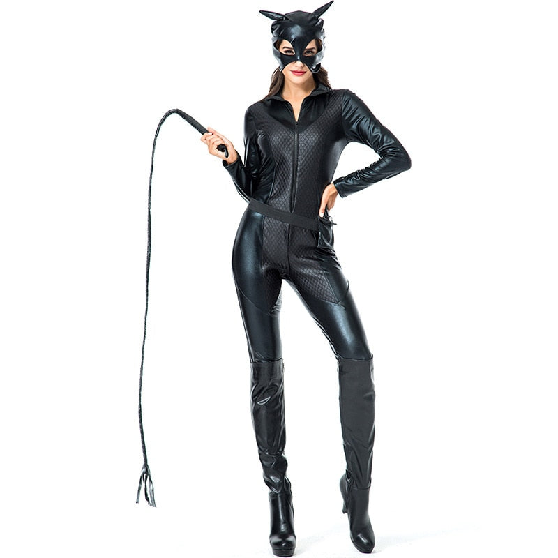 Mulher Gato Fantasia Cosplay