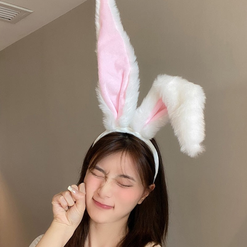 Tiara orelhas de coelho Anime Cosplay