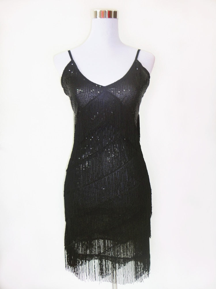 Vestido Gatsby dos anos 1920 Flapper Luxo