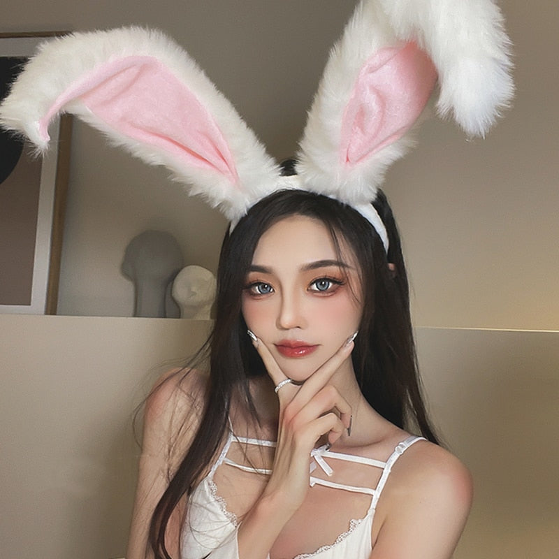 Tiara orelhas de coelho Anime Cosplay