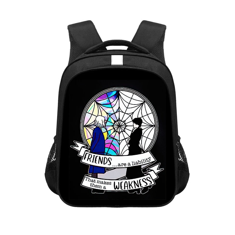 Mochila Escolar Temática Wandinha Enid