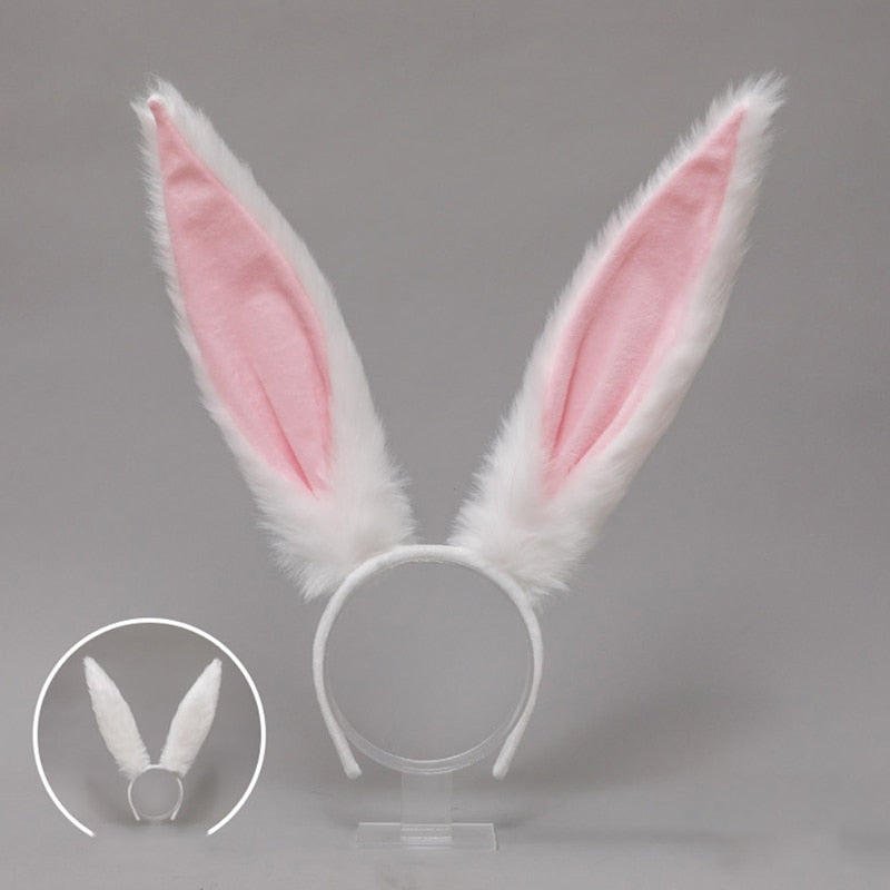 Tiara orelhas de coelho Anime Cosplay