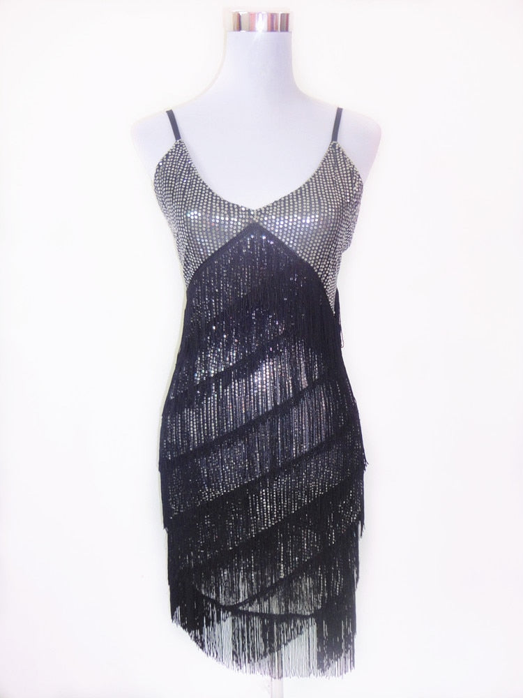 Vestido Gatsby dos anos 1920 Flapper Luxo