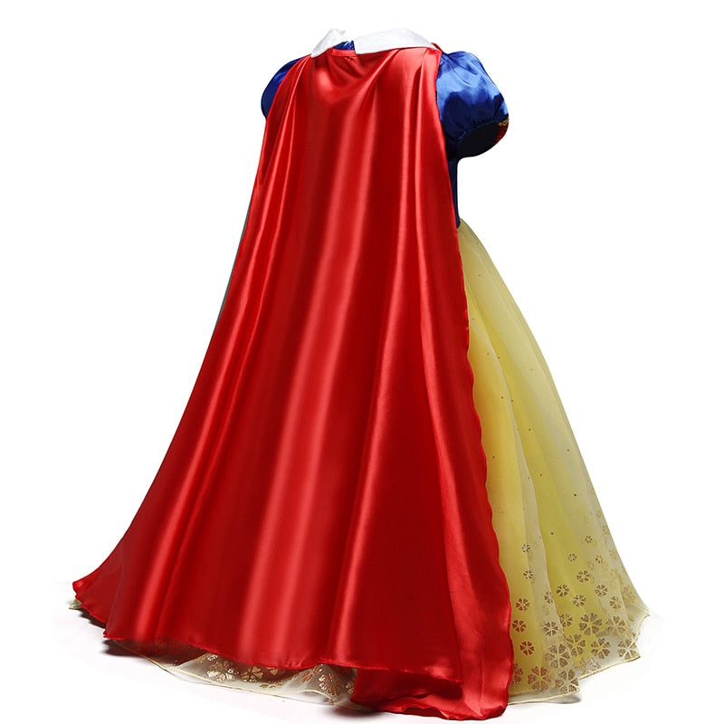 Branca de Neve Fantasia Infantil Luxo