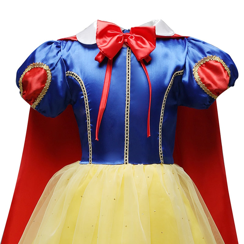 Branca de Neve Fantasia Infantil Luxo