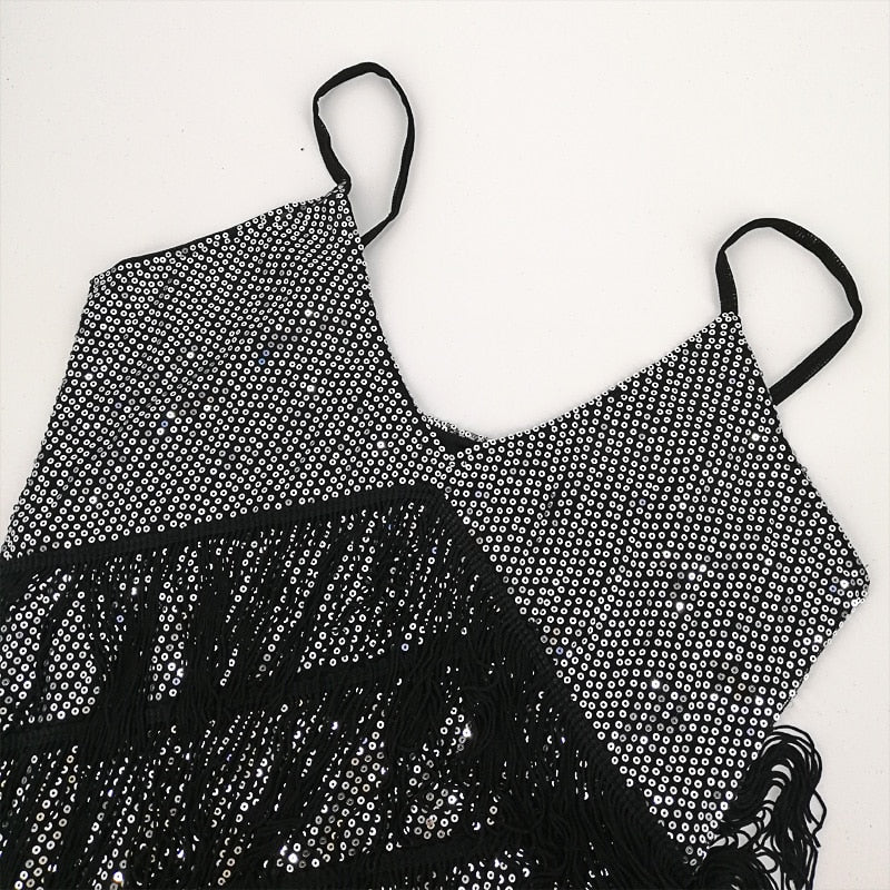 Vestido Gatsby dos anos 1920 Flapper Luxo