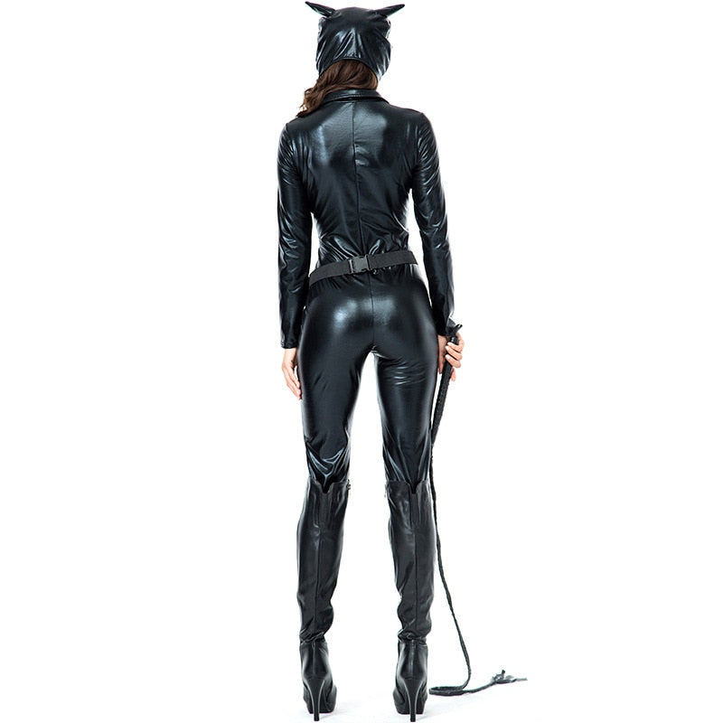 Mulher Gato Fantasia Cosplay