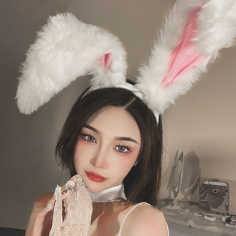 Tiara orelhas de coelho Anime Cosplay