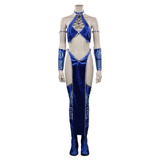 Traje Kitana Cosplay Mortal Kombat