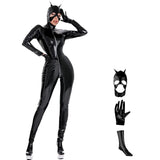 Catwoman sexy con cremallera (S - 5XL)