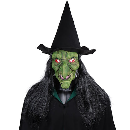 Máscara de Bruxa Verde