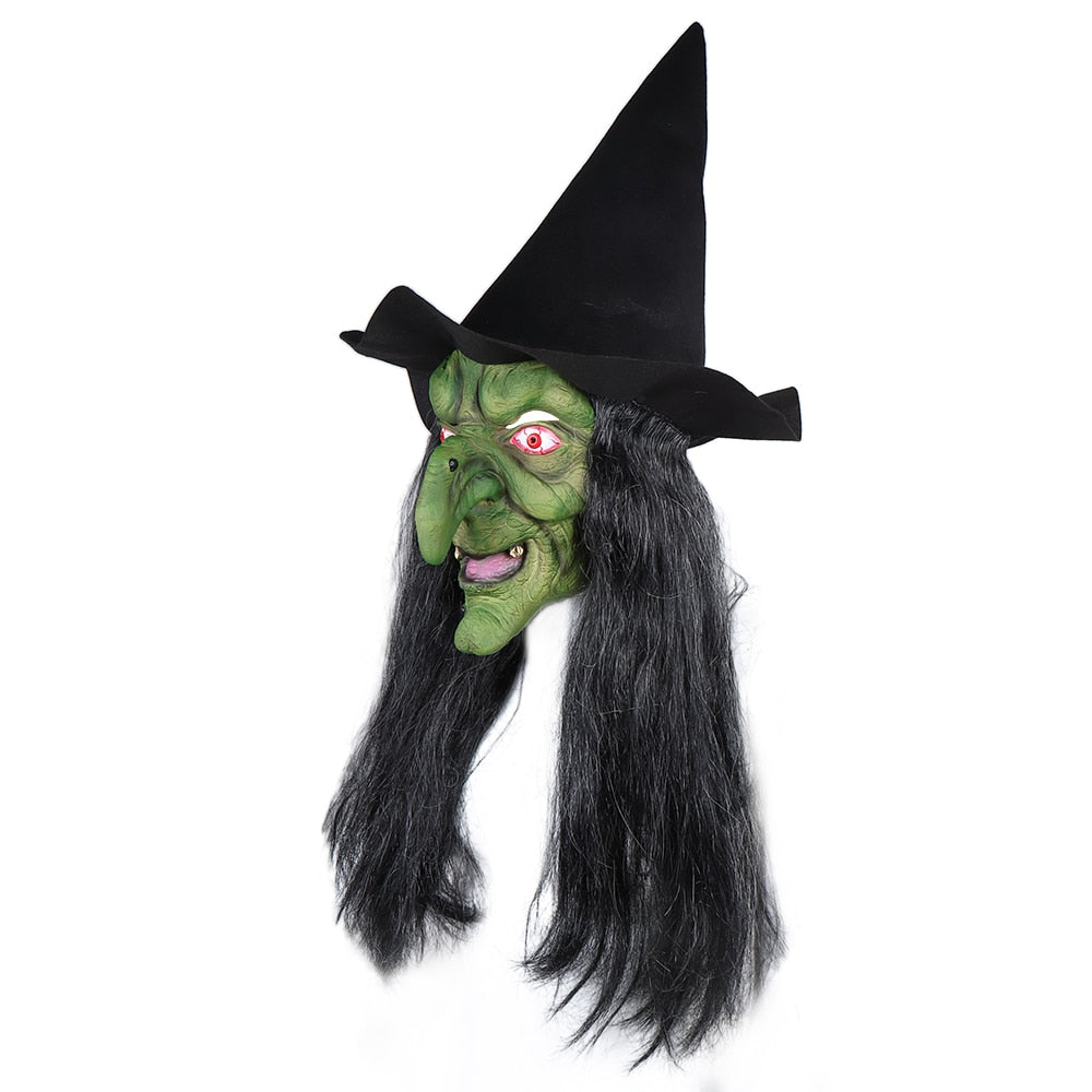 Máscara de Bruxa Verde