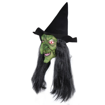 Máscara de Bruxa Verde