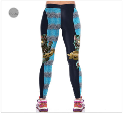Leggings Temática Gato de Cheshire