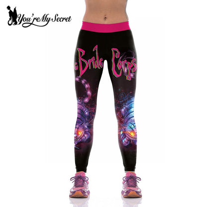 Leggings Temática Gato de Cheshire