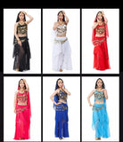 Conjunto de disfraz de danza del vientre de 5 piezas de la India