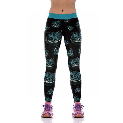 Leggings Temática Gato de Cheshire