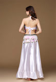Nuevo Conjunto de 3 Piezas de Traje de Danza del Vientre Oriental para Adultos Femenino