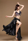 Nuevo Conjunto de 3 Piezas de Traje de Danza del Vientre Oriental para Adultos Femenino