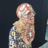 Máscara de zombie sangriento aterradora