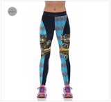 Leggings Temática Gato de Cheshire