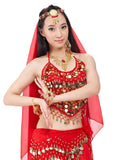 Conjunto de disfraz de danza del vientre de 5 piezas de la India