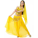 Conjunto de disfraz de danza del vientre de 5 piezas de la India