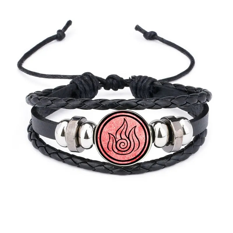 Pulseira Avatar: O Último Mestre do Ar - Joia dos Reinos do Ar, Água, Terra e Fogo!