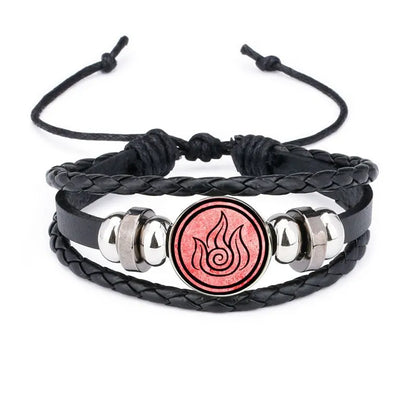 Pulseira Avatar: O Último Mestre do Ar - Joia dos Reinos do Ar, Água, Terra e Fogo!