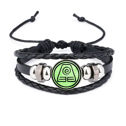Pulseira Avatar: O Último Mestre do Ar - Joia dos Reinos do Ar, Água, Terra e Fogo!